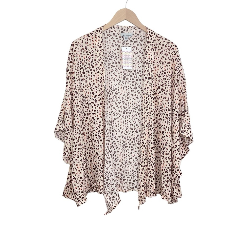 Allison Joy Leopard Print Kimono XS/S